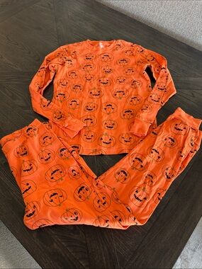 Carter's Orange Women's Halloween Pajamas Set